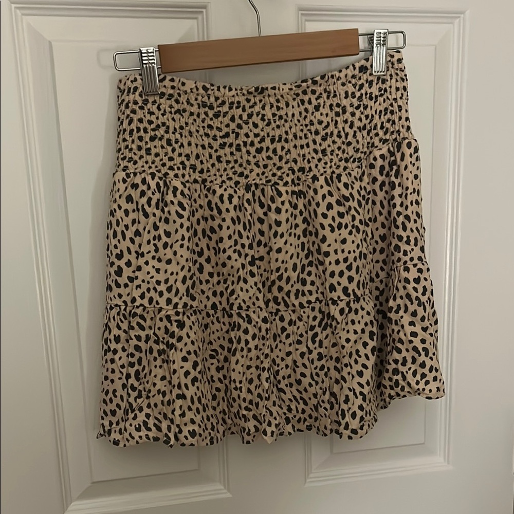 Leopard Print Women's Skirt
